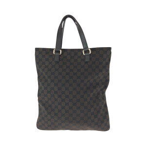 Gucci GG canvas tote brown bag handbag
